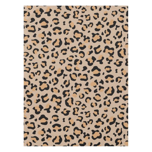 Leopardendrucke, Leoparden, Braunleopard Tischdecke (Vorderseite)