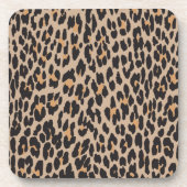 Leopardendrucke, Leoparden, Braunleopard Untersetzer (Vorderseite)