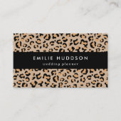 Leopardendrucke, Leoparden, Braunleopard Visitenkarte (Vorderseite)