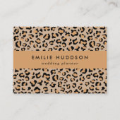 Leopardendrucke, Leoparden, Braunleopard Visitenkarte (Vorderseite)