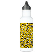 Leopardendrucke, Leoparden, Gelbleopard Edelstahlflasche (Links)