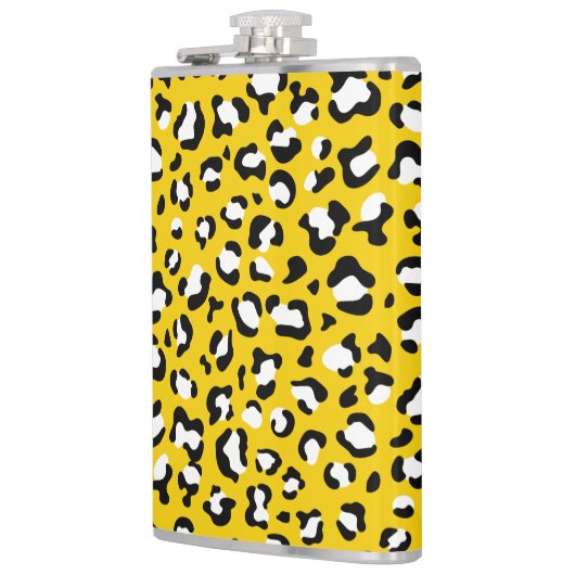 Leopardendrucke, Leoparden, Gelbleopard Flachmann (Links)