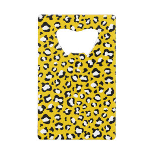 Leopardendrucke, Leoparden, Gelbleopard Geldbeutel Flaschenöffner