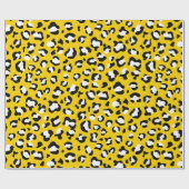 Leopardendrucke, Leoparden, Gelbleopard Geschenkpapier (Flach)