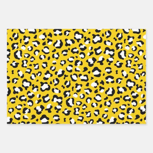 Leopardendrucke, Leoparden, Gelbleopard Geschenkpapier Set (Vorderseite 2)