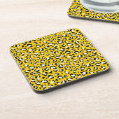 Leopardendrucke, Leoparden, Gelbleopard Getränkeuntersetzer (Linke Seite)