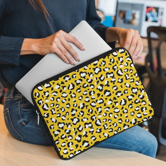 Leopardendrucke, Leoparden, Gelbleopard Laptopschutzhülle