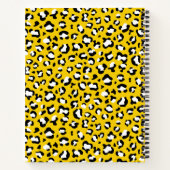 Leopardendrucke, Leoparden, Gelbleopard Notizblock (Rückseite)