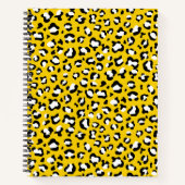 Leopardendrucke, Leoparden, Gelbleopard Notizblock (Vorderseite)