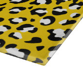 Leopardendrucke, Leoparden, Gelbleopard Schneidebrett (Ecke)