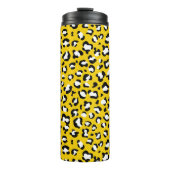 Leopardendrucke, Leoparden, Gelbleopard Thermosbecher (Vorderseite)