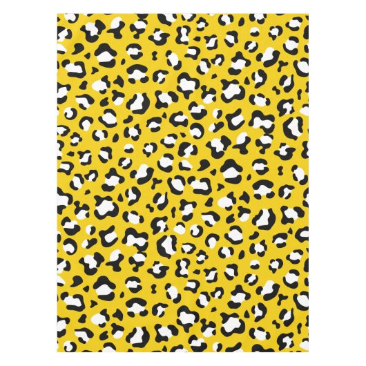 Leopardendrucke, Leoparden, Gelbleopard Tischdecke (Vorderseite)