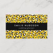 Leopardendrucke, Leoparden, Gelbleopard Visitenkarte (Vorderseite)