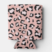 Leopardendrucke, Leoparden, rosa Leoparden Dosenkühler (Rückseite)
