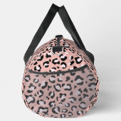 Leopardendrucke, Leoparden, rosa Leoparden Duffle Bag (Rechts)