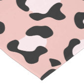 Leopardendrucke, Leoparden, rosa Leoparden Mittelgroßer Tischläufer (Ecke)