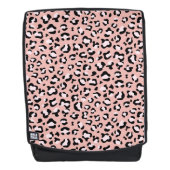 Leopardendrucke, Leoparden, rosa Leoparden Rucksack (Vorderseite)