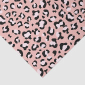 Leopardendrucke, Leoparden, rosa Leoparden Seidenpapier (Ausschnitt)