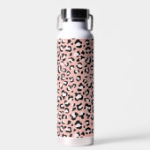 Leopardendrucke, Leoparden, rosa Leoparden Trinkflasche (Vorne)