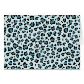 Leopardendrucke, Leoparden-Spots, Blauer Leopard (Vorderseite (Horizontal))