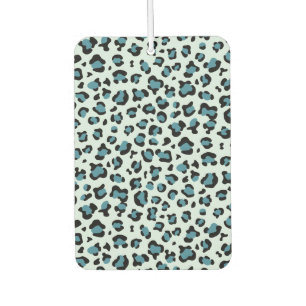 Leopardendrucke, Leoparden-Spots, Blauer Leopard Autolufterfrischer