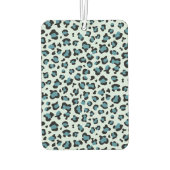 Leopardendrucke, Leoparden-Spots, Blauer Leopard Autolufterfrischer (Rückseite)