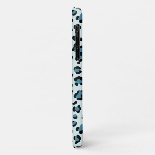 Leopardendrucke, Leoparden-Spots, Blauer Leopard Case-Mate iPhone Hülle (Hinten/Links)