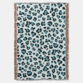 Leopardendrucke, Leoparden-Spots, Blauer Leopard Decke (Vorderseite Vertikal)