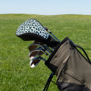 Leopardendrucke, Leoparden-Spots, Blauer Leopard Golf Headcover