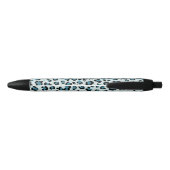 Leopardendrucke, Leoparden-Spots, Blauer Leopard Kugelschreiber (Rückseite)