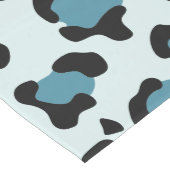 Leopardendrucke, Leoparden-Spots, Blauer Leopard Mittelgroßer Tischläufer (Ecke)