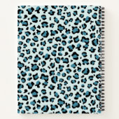 Leopardendrucke, Leoparden-Spots, Blauer Leopard Notizblock (Rückseite)