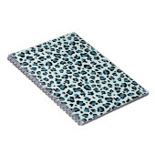 Leopardendrucke, Leoparden-Spots, Blauer Leopard Notizblock (Rechte Seite)