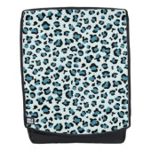 Leopardendrucke, Leoparden-Spots, Blauer Leopard Rucksack (Vorderseite)