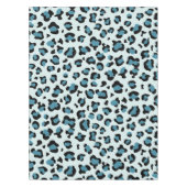 Leopardendrucke, Leoparden-Spots, Blauer Leopard Tischdecke (Vorderseite)