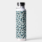 Leopardendrucke, Leoparden-Spots, Blauer Leopard Trinkflasche (Rechts)
