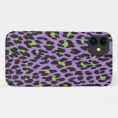 Leopardendrucke, Leoparden-Spots, Lila Leopard Case-Mate iPhone Hülle (Rückseite (Horizontal))