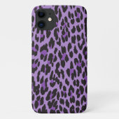 Leopardendrucke, Leoparden-Spots, Lila Leopard Case-Mate iPhone Hülle (Rückseite)