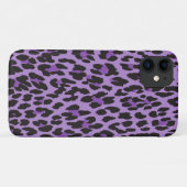 Leopardendrucke, Leoparden-Spots, Lila Leopard Case-Mate iPhone Hülle (Rückseite (Horizontal))