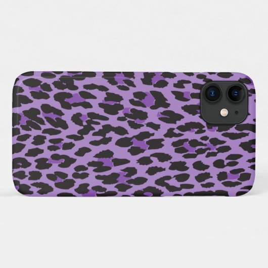 Leopardendrucke, Leoparden-Spots, Lila Leopard Case-Mate iPhone Hülle (Rückseite (Horizontal))