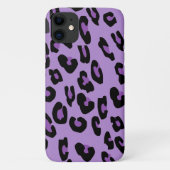 Leopardendrucke, Leoparden-Spots, Lila Leopard Case-Mate iPhone Hülle (Rückseite)