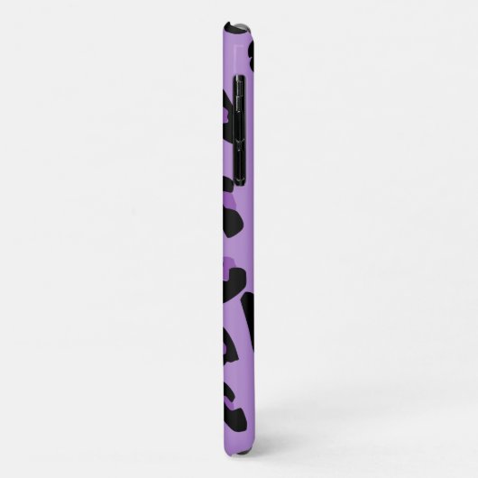 Leopardendrucke, Leoparden-Spots, Lila Leopard Case-Mate iPhone Hülle (Hinten/Links)