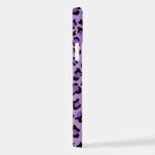 Leopardendrucke, Leoparden-Spots, Lila Leopard iPhone Hülle (Rechte Seite)