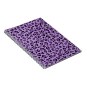 Leopardendrucke, Leoparden-Spots, Lila Leopard Notizblock (Rechte Seite)