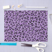 Leopardendrucke, Leoparden-Spots, Lila Leopard Seidenpapier (Handwerk)