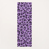 Leopardendrucke, Leoparden-Spots, Lila Leopard Yogamatte (Vorderseite)