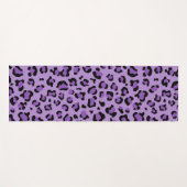 Leopardendrucke, Leoparden-Spots, Lila Leopard Yogamatte (Vorderseite (Horizontal))