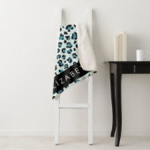 Leopardendrucke, Spots, Blauer Leopard, Ihr Name Sherpadecke (Beispiel)