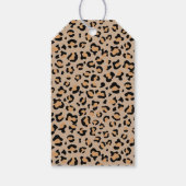 Leopardendrucke, Spots, Brauner Leopard, Geburtsta Geschenkanhänger (Rückseite)
