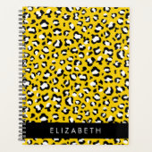 Leopardendrucke, Spots, Gelber Leopard, Ihr Name Planer (Vorderseite)